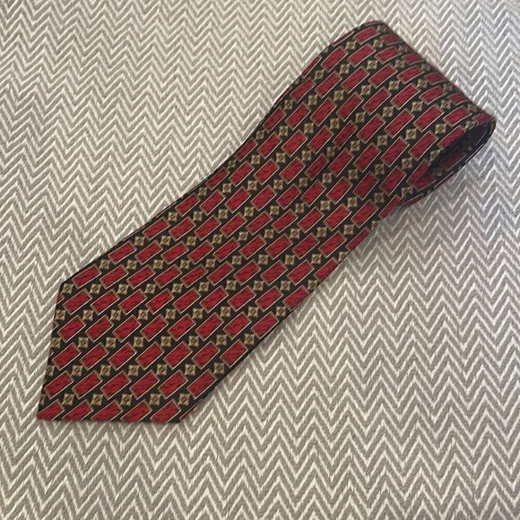 Valentino Cravatte Made In Italy Silk Tie - Picture 1 of 5